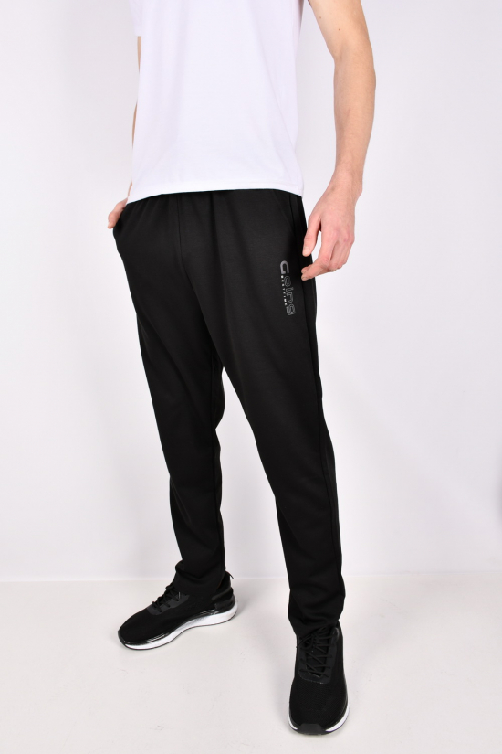 Чоловічі штани (кол. чорний) трикотажні Розміри в наявності : 48, 50, 52, 54, 56 арт.JF3011