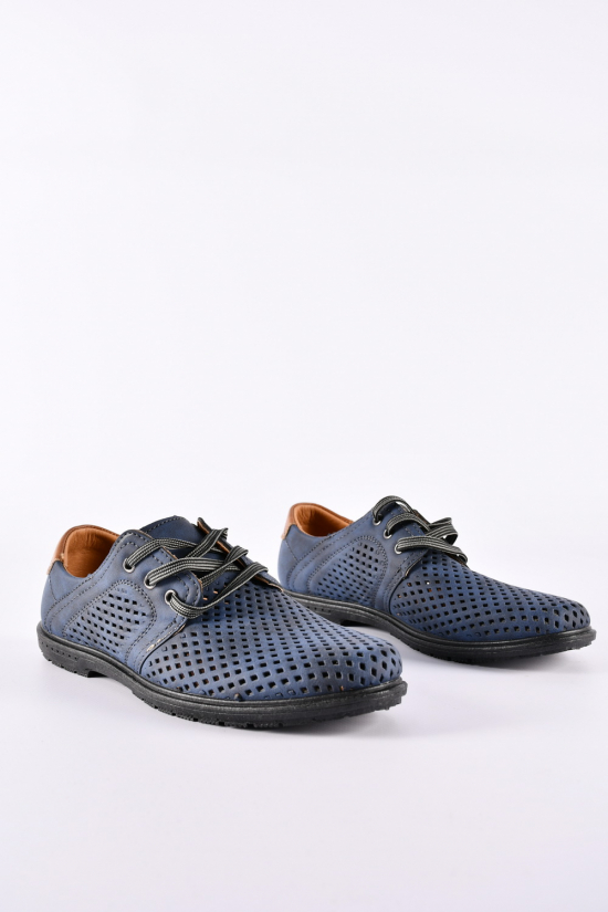 Чоловічі туфлі з перфорацією "DUAL" Розміри в наявності : 40, 41, 42, 43, 44, 45 арт.5450-8