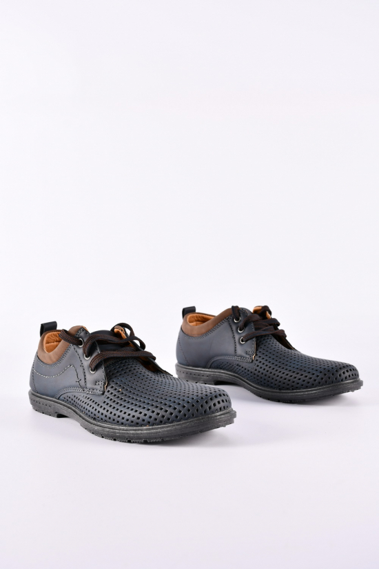 Чоловічі туфлі з перфорацією "DUAL" Розміри в наявності : 40, 41, 42, 43, 44, 45 арт.5451-3