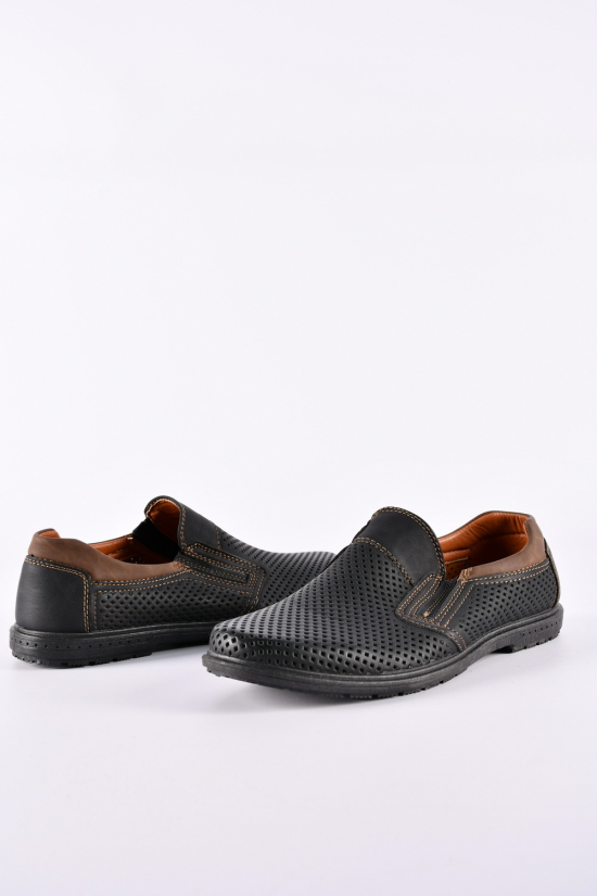 Чоловічі туфлі з перфорацією "DUAL" Розміри в наявності : 40, 41, 42, 43, 44, 45 арт.5437-1
