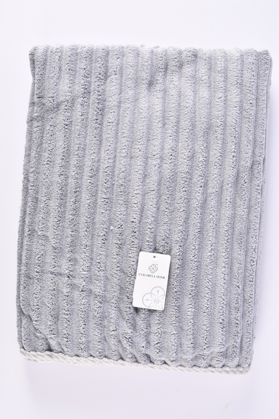 Полотенце для сауны (микрофибра) цв.серый (размер 90/140см (вес 470 гр.)) арт.5879