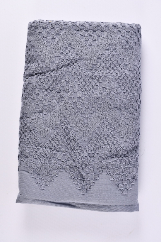 Рушник для сауни махровий (кол. т/синій) розмір 80/160см (вага 575 гр.) арт.A-6269