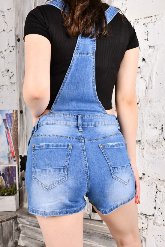 Жіночий джинсовий комбінезон зі стрейчем. Розміри в наявності : 25, 26, 27, 28, 29, 30 арт.MF-2137