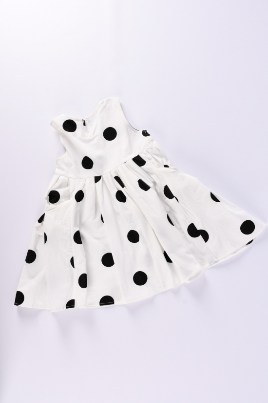 Платье для девочки (цв.белый) "YALISI" Рост в наличии : 98, 104, 110, 116, 122 арт.906