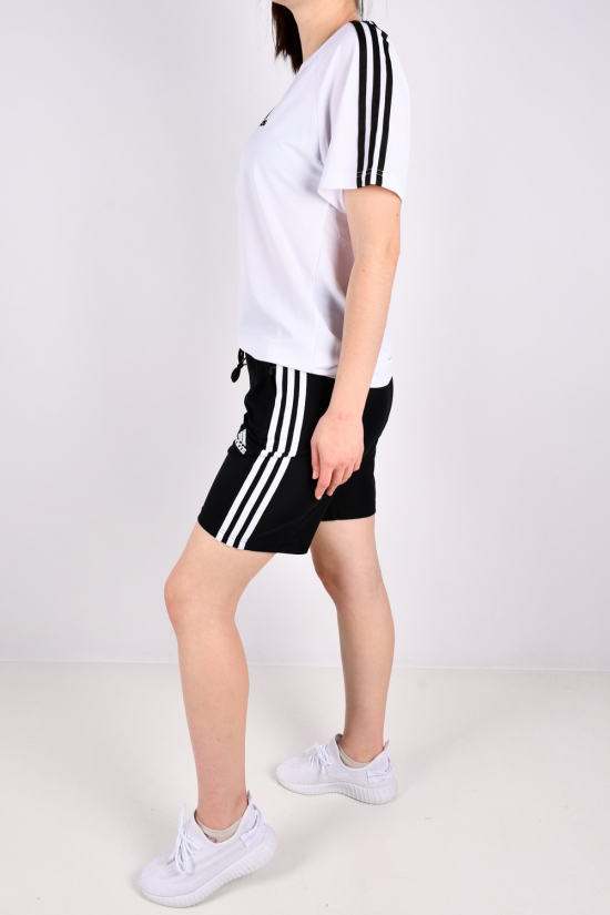 Костюм жіночий (кол. білий) трикотажний "Adidas" Розміри в наявності : 40, 42, 44, 46, 48, 50, 52 арт.23189