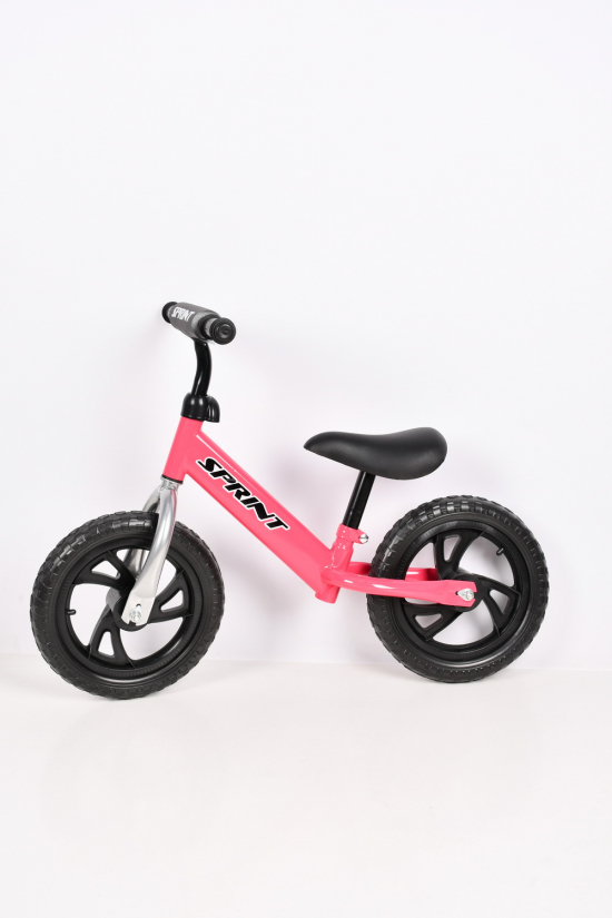 Велобіг (кол. рожевий) сталевий колеса EVA 12