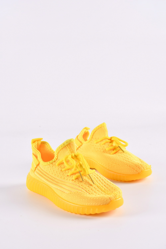 Кросівки дитячі (кол. жовтий) "Bashili" модель YEEZY (силіконова підошва) Розмір в наявності : 31 арт.588-3-4