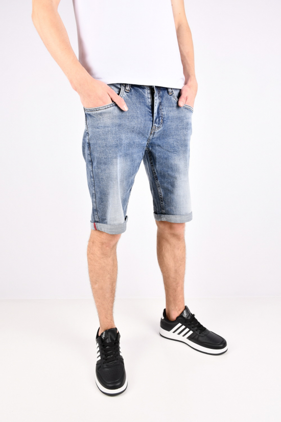 Шорты мужские джинсовые стрейчевые "PAGALEE" Размеры в наличии : 33, 34, 38 арт.P6967D