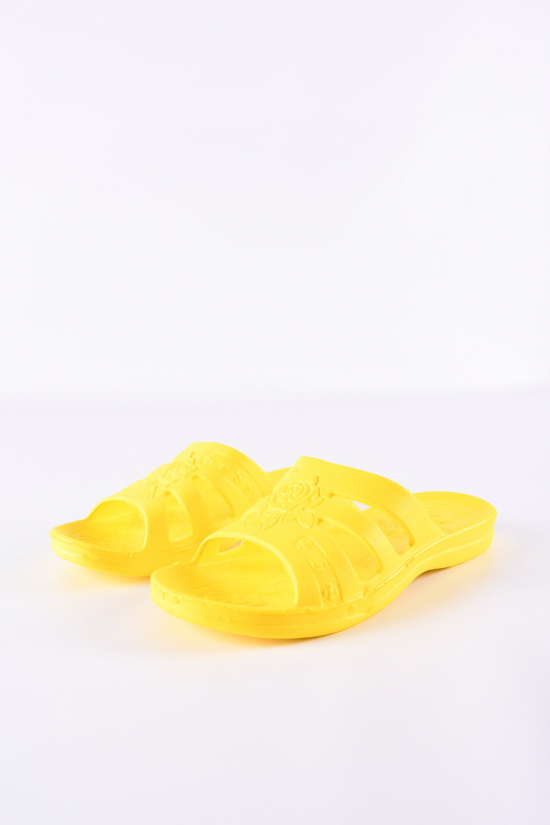 Шльопанці жіночі з піни (кол. жовтий) "CROSS" Розміри в наявності : 36, 37, 38, 39, 40, 41 арт.SV-007