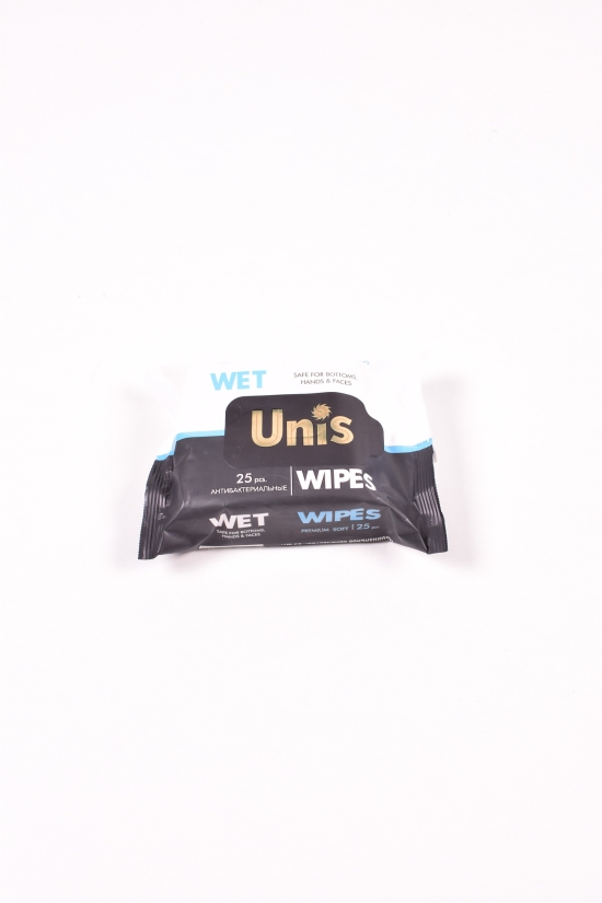 Влажные салфетки "UNIS" универсальные антибактериальные 25шт арт.25