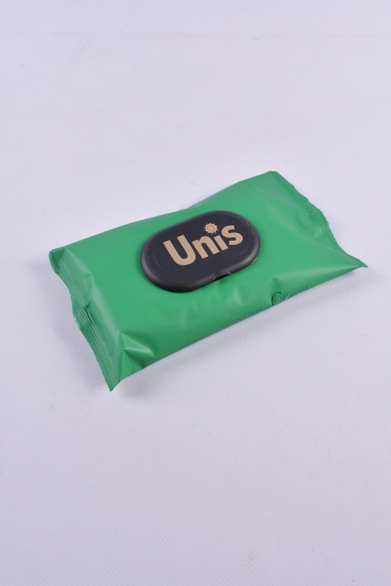 Вологі серветки "UNIS" антибактеріальні Perfume Green 24шт арт.24