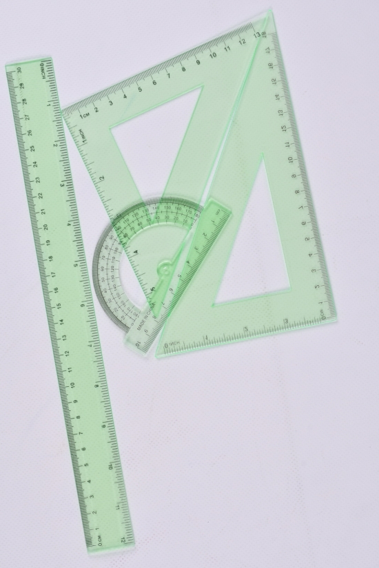Набір геометричних лінійок 4 штуки 30 см арт.304-1